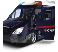 Stazione mobile carabinieri a frizione con luci, suoni e portiere apribili