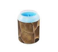 Stazione portatile per la pulizia delle zampe di fango con morbida spazzola per massaggi e accessori per animali domestici, pulisce delicatamente le zampe dopo le passeggiate