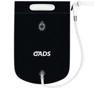 Stazione portatile per lavaggio capelli, borsa d'acqua da 9 litri per lavare i capelli a letto, con lavabo gonfiabile per shampoo e vasca da bagno gonfiabile - nero.