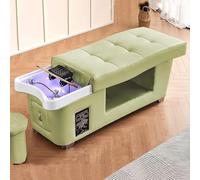 Stazione professionale per il lavaggio dei capelli, lettino per shampoo da salone con circolazione dell'acqua e fumigazione per trattamenti di bellezza con massaggio thailandese