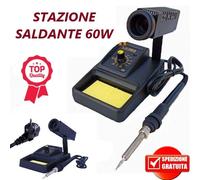 STAZIONE SALDANTE 60W A STAGNO SALDATORE PROFESSIONALE A TEMPERATURA CONTROLLATA
