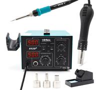 Stazione saldante 2 in 1 Yihua 852D+ 740W con punta e aria calda Techrebal