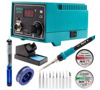 Stazione Saldante Yihua 937D+ 120W Professionale Kit 10 Punte Stagno e Pasta