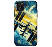 Stazione Spaziale Internazionale, Stile Notte Stellata di Van Gogh Custodia per iPhone 11 Pro Max