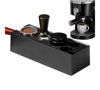 Stazione tampone a - Stazione di sabotaggio del caffè facile da usare | Scatola organizzatore di multifunzionale | Italiano Coffee ABS Pad Seat Storage Rack per il
