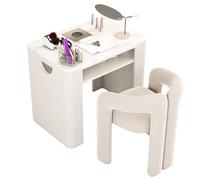 Stazione Tavolo Manicure Moderna Heavy Duty, Marmo, Con Cassetti E Aspirazione, Design Multifunzionale Di Stoccaggio, Manicure Professionale A Doppio Strato, Al80Cm