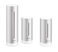 Netatmo Stazione meteorologica da interno ed esterno con sensore esterno wireless + modulo aggiuntivo, compatibile con Amazon Alexa, Google Home e Apple HomeKit, NBU-NWS-NIM-EU