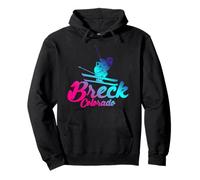 Stazioni sciistiche retrò Shirt Breck Colorado Ski Resort USA Felpa con Cappuccio