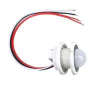 STBTECH Sensore di movimento da 12 V con sensore di luce diurna, DC5-24 V, 60 W, sensore di movimento PIR per illuminazione a LED, controllo automatico della luce, 3 modalità e tempo di ritardo