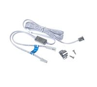 STBTECH Sensore di movimento da incasso 12V per interni, DC 24V, LED, doppio interruttore porta, interruttore guardaroba, luci armadio