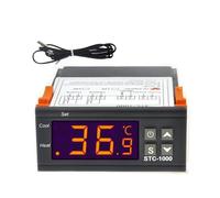STC-1000 12V 24V 220V Termostato Digitale Termometro Igrometro Regolatore Di Temperatura E Umidità(110-220V)