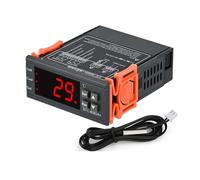 STC-8080A + LED Termostato Digitale Regolatore di Temperatura Termoregolatore Relè Riscaldamento Raffreddamento for Incubatrice AC 110-220V NTC 1 Pz(AC100-220V)
