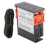 STC 8080H Universal Single Sensor Temperature Controller Thermostat with Refrigerating Defrosting Over Limit Alarm Function for Cold Storage Refrigerated Trucks ABS Material 75mm