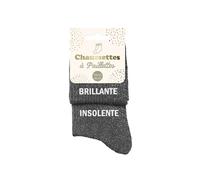 STC Calzini glitter duo brillante insolente, multicolore, M