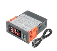 STC3000 - Termostato digitale con sonda da 1 metro per controllo di refrigerazione e riscaldamento, allarme per errori di temperatura e sensore (110-220 V)