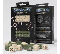 Q Workshop Crosshair Compact D6 Dice 7 Packs Trasparente