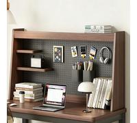 STCERY Scaffale Da Scrivania In Legno, Divisorio Multifunzionale Da Piano D'appoggio, Organizer E Libreria Per Scrivania, Per Forniture Da Ufficio E Arredamento Domestico(Brown,100cm/39.4in)