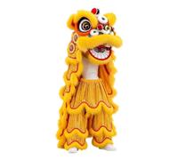 STCERY Set Di Accessori Per La Danza Del Leone, Costume Da Mascotte Leone | Colori Vivaci, Occhi Realistici, Lunga Durata, Per Vari Festival, Carnevali E Spettacoli