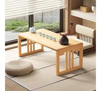STCERY Tavolino Da Tè Pieghevole In Tatami Di Bambù, Tavolo Basso Rettangolare Dal Design Compatto E Salvaspazio, Senza Montaggio, Decorazione Per La Casa(Wood 1,80 * 48 * 30cm/31.5 * 18.9 * 11.8in)