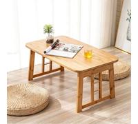 STCERY Tavolino Pieghevole In Bambù Stile Tatami Per Tè E Caffè, Tavolo Basso Portatile Con Design Compatto E Salvaspazio, Nessun Montaggio Richiesto(Beige 2,60 * 26 * 40cm/23.6 * 10.2 * 15.7in)