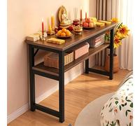 STCERY Tavolo Per Preghiera E Meditazione, Supporto Per Santuario, Altare A Livelli Per Offerte E Pooja, Per Soggiorno, Camera Da Letto, Ufficio O Tempio(Brown 2,120cm/47.2in)