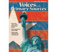 Stckvagn Voices From Primary Sources Reproducible American History (Tascabile)