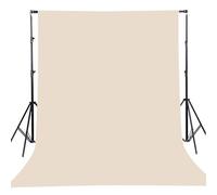 STCREE KLSST007 - Fondale per lo schermo, beige, 1,5 m x 2,1 m, per sessioni di studio live con zoom, giochi dal vivo e feste, sfondo per fotografia di prodotti scenici