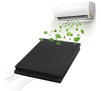 STCRERAG 2 Pz Filtro Multiuso a Carboni Attivi, Filtri per Condizionatore d'Aria, Filtro per Cappa da Cucina, Universale Filtro a Carbone Pieghevole per Purificatore Cucina - 1,22 m*0,2 m*3 mm