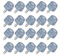 STCRERAG 20 Pezzi Gambe per Sedie in Gomma Avvitabili 20 * 18 * 14mm Piedini per Mobili Antiscivolo Protezione Antivibrazioni con Viti per Mobili Armadietti Tavoli da Scrivania Divani