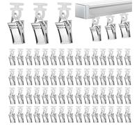 STCRERAG 60 Pz Clip per Tenda da Doccia in Metallo Clip per Tende con Gancio Mini Clip per Foto Clip per Tende Scorrevoli Clip per Tende Senza Bucare Clip per Casa Finestra Tende Clip Tende da Sole