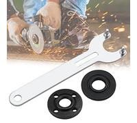 STCRERAG Chiave per Smerigliatrice Angolare Chiave Flangiata in Acciaio al Carbonio con 2 Piastre Pressione Chiave Apertaper Smerigliatrici Angolari da 4-1/2", 5" e 7" con alberi filettati da 5/8"-11
