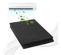 STCRERAG Filtro Multiuso a Carboni Attivi, Filtri per Condizionatore d'Aria, Filtro per Cappa da Cucina, Universale Filtro a Carbone Pieghevole per Purificatore Cucina - 1,22 m*0,41 m*3 mm