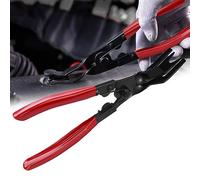 STCRERAG Pinza per Rimuovere Clip per Portiera auto in Acciaio Strumento Universale per Rimuovere Clip per Auto per Finiture di Sistemi Audio/Radio per Auto (Rosso)