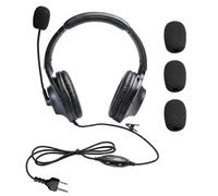 stdgove Cuffie over-ear a 2 pin con microfono a cancellazione del rumore per Midland gxt x-tra Xtra x Talker gmrs GTX 1000 1000g 1050 gxt1000vp4 t51r lxt600pa (Binaurale)