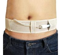 STDNERY Cintura For Dialisi Peritoneale, Cintura Traspirante For Catetere Addominale, Cinghia For Dialisi Addominale, Supporto For Tubo Di Alimentazione Con Perno Di Sicurezza(Beige,L)