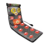 STDNERY Tappetino Massaggiante Con 20 Testine Massaggianti Shiatsu For Il Collo,Cuscino Massaggiante Riscaldato For Collo E Schiena, Rilassamento Dei Muscoli Lombari E Polpacci(Grey Flannel)