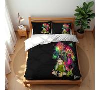 Ste-X Set Copripiumino Antiacaro E Traspirante 3 Pezzi Fantasia Splatoon Biancheria Da Letto Di Qualità Alberghiera Con 2 Federe (imbottitura Non Inclusa) (SP 04,220x240cm)