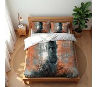 Ste-X Set Copripiumino Prison Break in Cotone Premium Collezione Biancheria Da Letto Anallergica E Antiacaro Traspirante Ideale Per L'estate (PB 04,150x200cm)