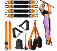 Steadilty Pull up Band, Heavy-Duty Pull up Workout Band, 150-300lb Pull up Assistance Bands, With Feet/Knee Rest and 2-4 Assistance Bands, Height Adjustable, For Home Gym Exercise Training (300lb)