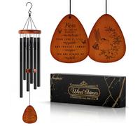 SteadStyle Regali commemorativi, campanelli a vento commemorativi per la perdita della mamma, regali di simpatia per la perdita della madre, campanelli a vento in legno per lutto in memoria della