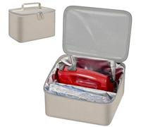 Steadtep Borsa da trasporto per mixer manuale digitale KitchenAid 5/6/7/9 ultra power speed, custodia da viaggio portatile con manico, per accessori da cucina (solo scatola) (beige)