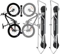 Steadyrack Porta Bici - Supporto Verticale per Bici a Pneumatici Grandi. Montaggio a Muro Facile per Garage, Soluzione di Stoccaggio per Bici con Pneumatici da 5" di Larghezza