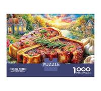 Steak Scene Jigsaw Puzzles for Adults Challenging Puzzle Games Difficult Challenges 1000 Pieces Squirrels Forest Feast Difficult Hard Jigsaw Puzzles for Man And Woman with Letters on Back 38x26cm/100