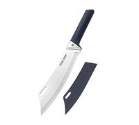 Steakchamp Coltello da Chef BBQ Pro 22 cm: Coltello da Cucina Professionale per Carne, In Acciaio X50CrMoV15 di Alta Qualità, Con Manico Antiscivolo, Incl. Protezione della Lama