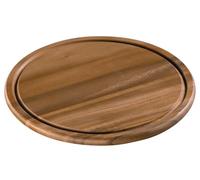 Steakplatte 30x1,5cm rund Akazie, mit Saftrille