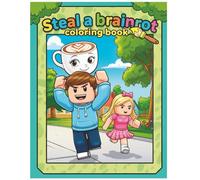 Steal a Brainrot: Meme coloring book