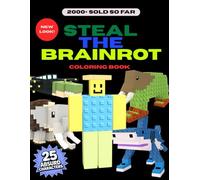 Steal the Brainrot Characters Coloring Book