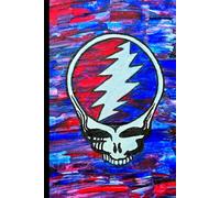 Steal Your Face Skull Notebook for deadheads: 6x9 lined notebook