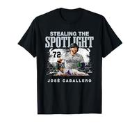 Stealing The Spotlight José Caballero New York MLBPA Maglietta