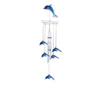 StealStreet SS-G-98674 - Scacciapensieri a Vento in Acrilico con Delfini, Decorazione da Giardino